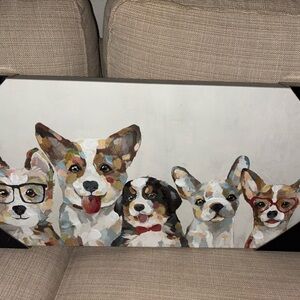 Colorful Dog Portrait Canvas
